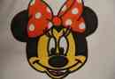 Comment dessiner le visage de minnie mouse facilement