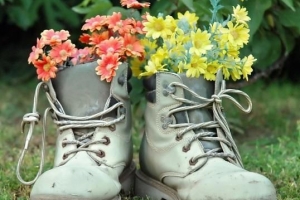 Comment décorer un jardin avec des déchets