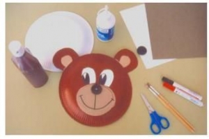 Comment faire un masque d'ours avec des assiettes en papier