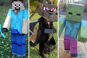 Comment faire un costume minecraft - steve, creeper et plus!