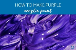 Comment faire de la peinture acrylique violette