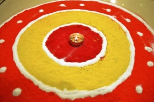 Comment faire des rangoli avec des points étape par étape